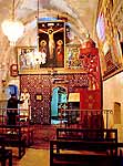 Interior of the Coptic Church of St. Anthony.