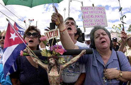 Supporters of Elian.