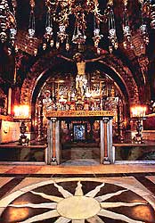 Crucifixion Altar - The Church of the Holy Sepulchre