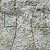 Cross-inscribed stone.