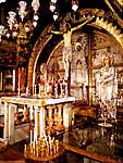 The altar of the Crucifixion.