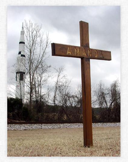 Amanda's Roadside Cross.