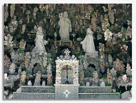 The Ave. Maria Grotto.