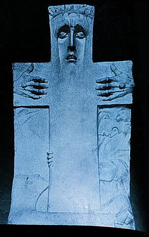 Crucifix - Sculpture by Boleslas Biegas.