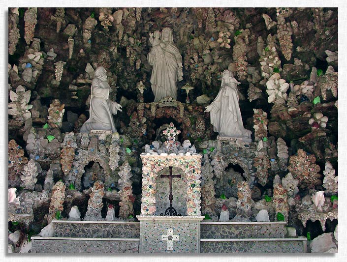 Grotto by Brother Joseph Zoettel.
