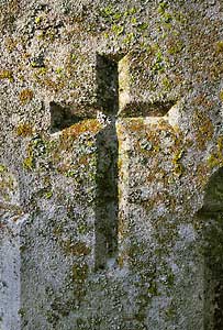 McCalley grave site fence post