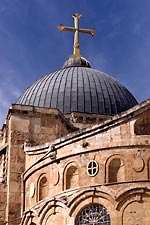 Dome atop the Church of the Holy Sepulcher by Mike DuBose.