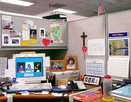 Chris Wilson's cubicle - Electrical Engineer - Huntsville, AL.