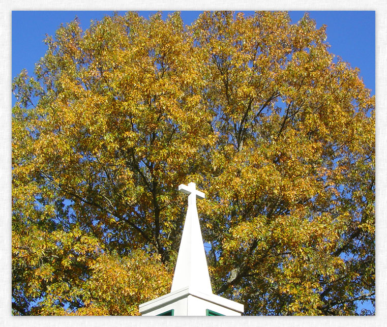 County Lake Road Full Gospel Church Steeple.