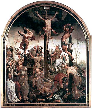 The Crucifixion by Maerten van Heemskerck