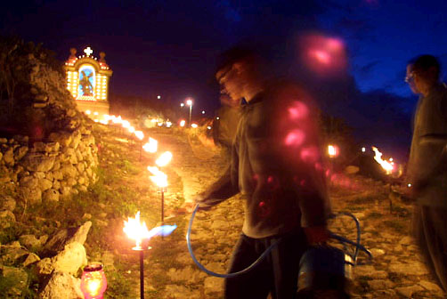 Laferla's Cross in Siggiewi - photograph by Darrin Zammit Lupi.