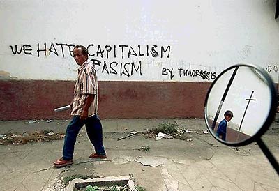 We Hate Capitalism - photo by John Stanmeyer