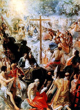 Glorification of the Cross by Adam Elsheimer