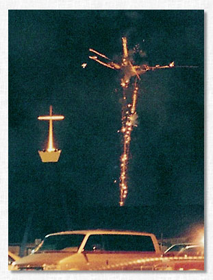 Fireworks Crucifix.