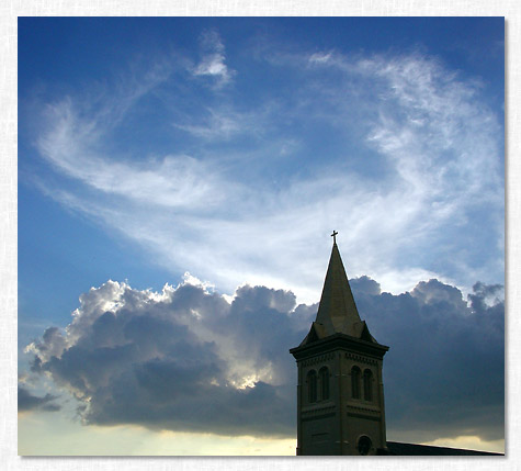 First UMC Church Steeple.