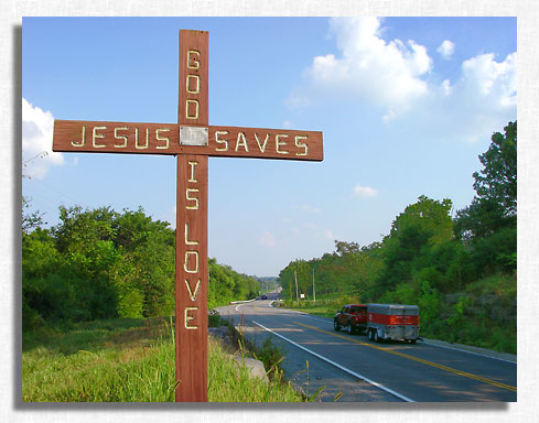 Roadside Cross - Fayetteville, TN.