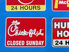 Image result for chick fil a closed sunday