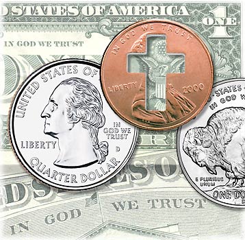 In God We Trust photo composite