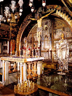 The Altar of the Crucifixion, The Basilica of the Holy Sepulchre - Jerusalem