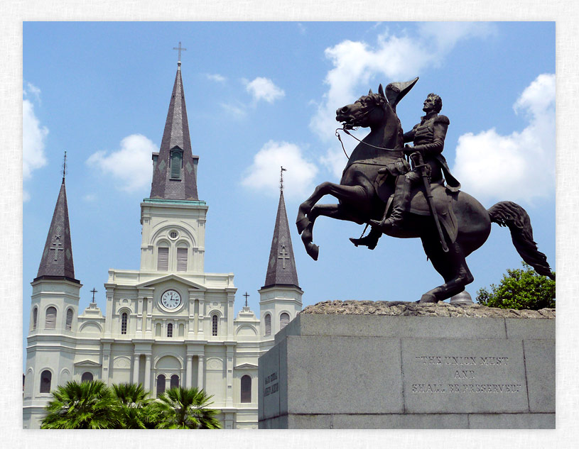 Saint Louis Cathedral and Jackson Square