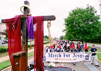 March for Jesus 2002 - Huntsville, Alabama.