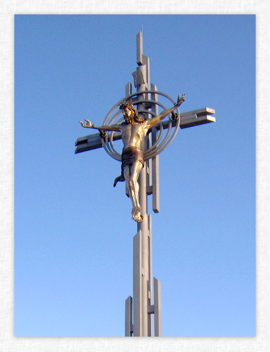 Crucifix by Michael Montag.