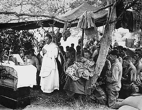 Mass for Marines at Saipan