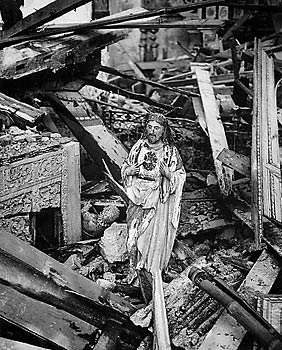 Sacred Heart Statue - Philippines, 1944