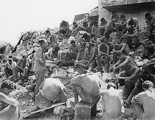 Peleliu, 1944 - photograph by Norris G. McElroy.