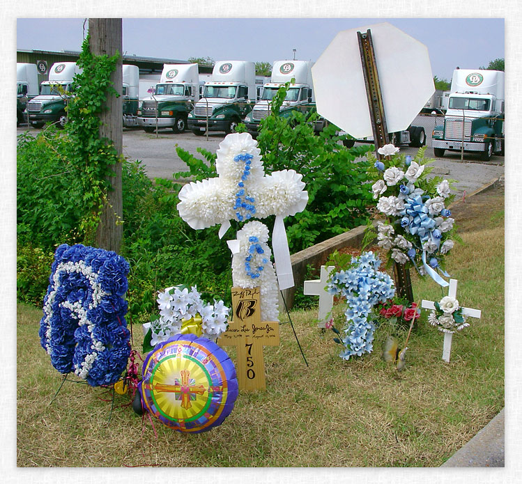 Oscar Lee Jones, Jr. Roadside Crosses - Huntsville, AL.