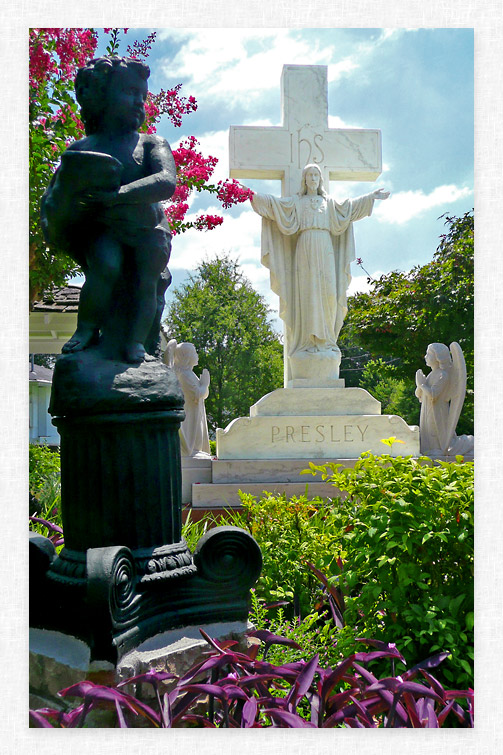 Presley Family Plot Monument.