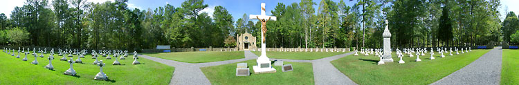 St. Bernard Abbey Cemetery.