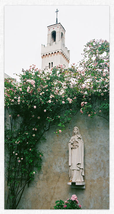 St. Therese Statue.