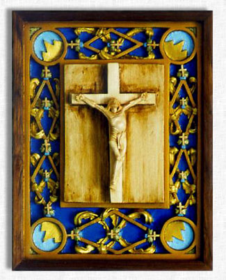 Crucifix by Stefanie Rocknak.