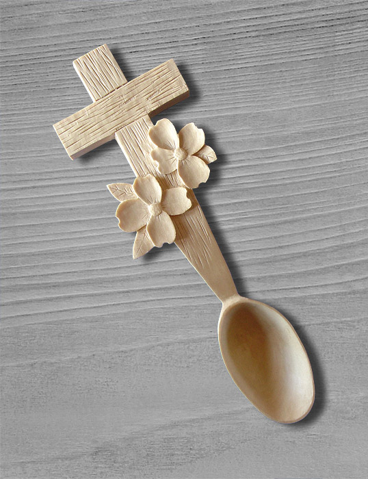 Cross spoon by Steve Shores.