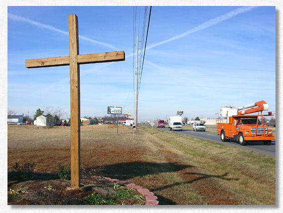 The Harbour UMC Cross.