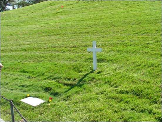 Senator Robert F. Kennedy grave in Arlington National Cemetery.