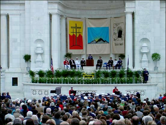 Easter Sunrise Service - Arlington National Cemetery.