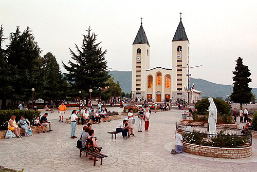 Church for Rosary and Mass - photo by Wade Goddard.