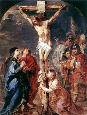 Christ on the Cross by Rubens