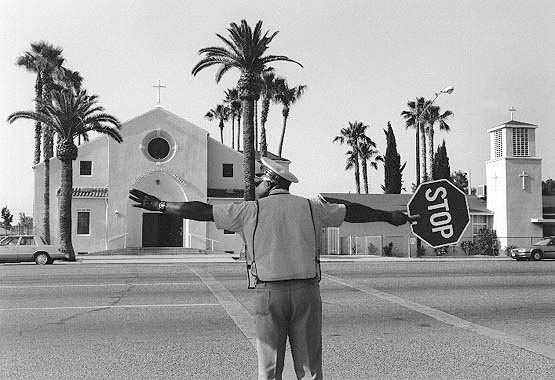 Sign of the Crossing - photograph by Herman Krieger.