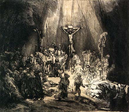 Rembrandt, Three Crosses