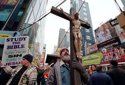 Times Square, New York City - photograph by Diane Bondareff.